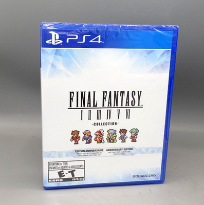 Final Fantasy I-VI Collection Anniversary Edition PS4  ***NEW SEALED***