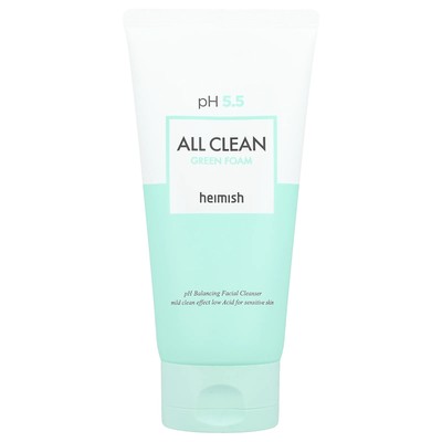 All Clean Green Foam Facial Cleanser, 5.29 oz (150 g)