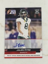 Jalen Pitre 2022 Pro Set Draft Red Rookie RC Auto Autograph #PSA-JP1 -Texans