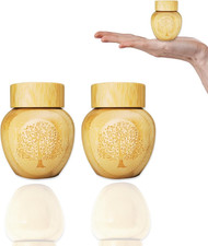 Mini Scattering Urns for Human Ashes, 2.1''x2.6'' Biodegradable Tubes with Tree