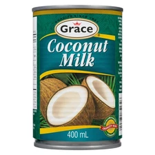 Grace Classic Coconut Milk 400ml/13.5oz Can Authentic Jamaican Caribbean Cooking