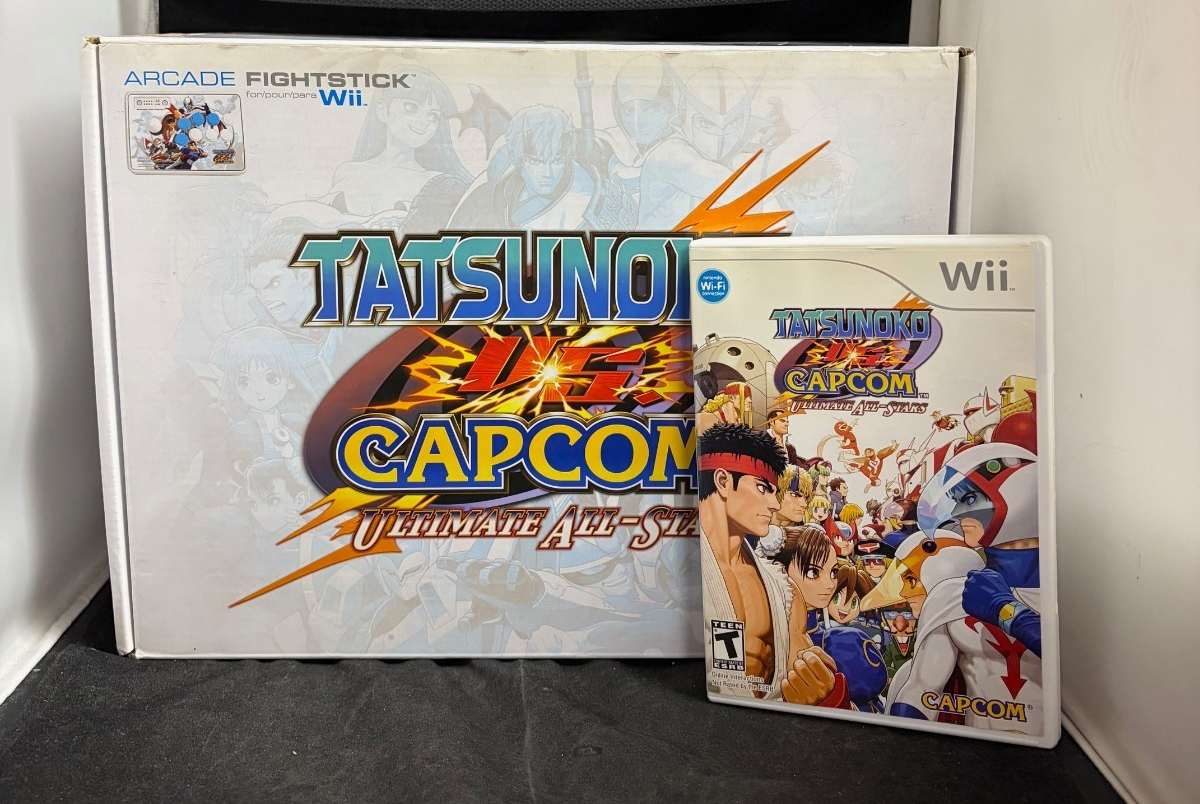 Tatsunoko vs Capcom Arcade Fight Stick Madcatz Controller w/ Game