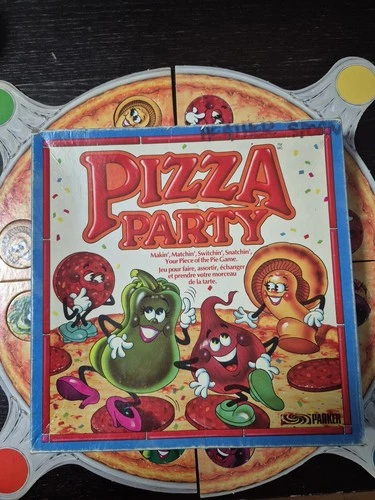 Vintage 1987 Parker Brothers Pizza Party Game #0488 Complete But No Instructions