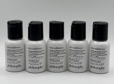 NEW 5X Philosophy Microdelivery Exfoliating Facial Wash Travel Size 30ml/1oz Eac