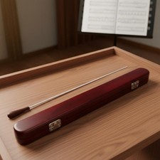 Dirigentenstab mit Etui Sturdy Dirigierstab aus Holz Glatte Oberfl&auml;che