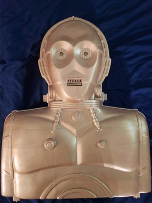 Vintage 1983 Kenner Star Wars C-3PO Carrying Case w/ Trays & Straps   Complete