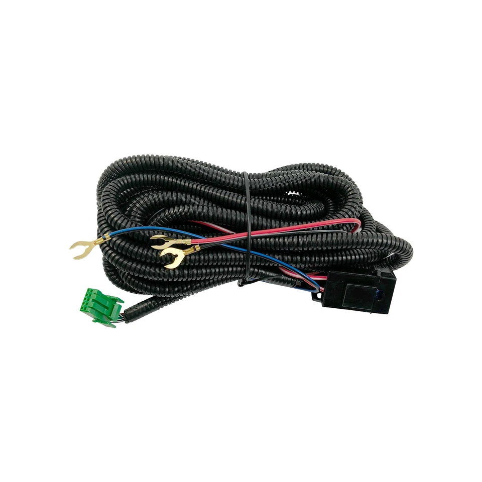 H11 Fog Light Harness with Relay Switch Button For Nissan Navara D40 2004-2013 - Image 4 of 4