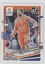2023-24 Panini Donruss EuroLeague Silver Press Proof Justin Anderson #87 14mf