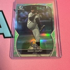 2023 Bowman Draft #BDC37 Isaiah Coupet 1st Bowman Lunar Glow Refractor