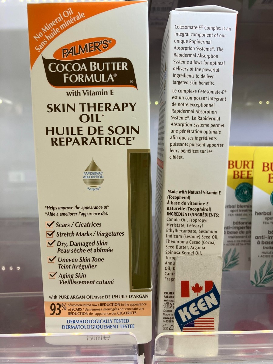 Huile Palmers Cocoa Butter Pour Vergetures Et Cicatrices - 15 Ml - Neuve