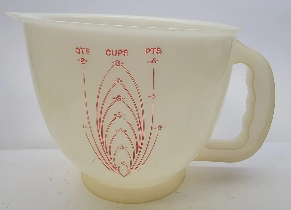 Tupperware Mix-n-Stor Measuring Batter Bowl 8 Cup/2qts Vintage