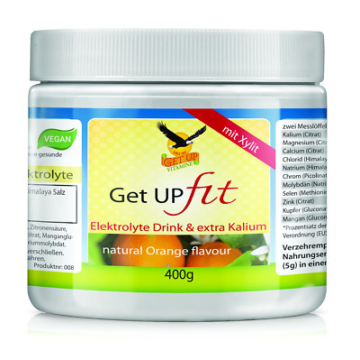 Get UP  ELEKTROLYTE TRINKPULVER GET UP FIT ORANGE, 400G MINERALIEN-DRINK