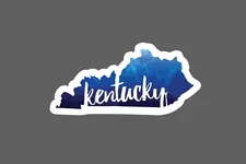 Kentucky Sticker State Blue Waterproof State Big Blue Grass Gift NEW