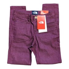 The North Face Womens Size 0 Slim Fit Chino Stretch Jeans Stretch Tungsted Pants