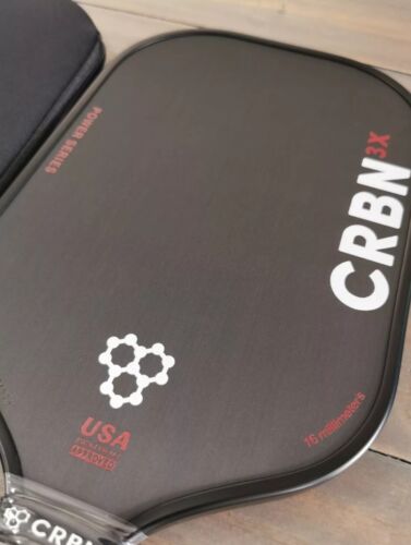 NEW CRBN 3X Power Series 14mm Pickleball Paddle Brand New W Headcover $229 msrp - Picture 3 of 4