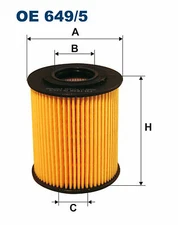 FILTRON OE 649/5 oil filter for ALPINA, BMW, LAND ROVER, OPEL