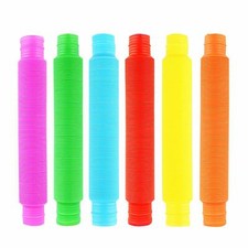 2x Slinky Pop Tube Audible Sensory Toy