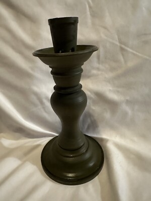 Deldan Design Raymor Candlestick Holder Made In ITALY 1965 Vintage  Forest Green