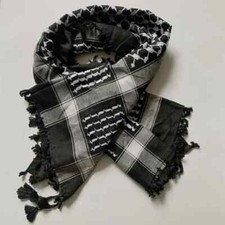 Keffiyeh Shemagh All Original Made In Palestine Arab Scarf Kufiya Arafat Cotton.