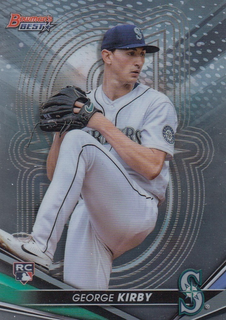 GEORGE KIRBY BOWMAN'S BEST ROOKIE CARD RC SEATTLE MARINERS #69 2022 22