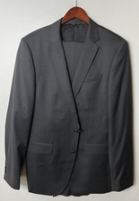 Image of #382 Hugo Boss Huge6/Genius5 Solid Gray Suit Size 42 L RETAIL $895