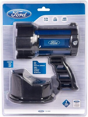FORD TOOLS Rechargeable Spotlight 10W, 480 Lumen FMCFL1001
