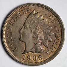 1906 Indian Head Cent Penny Bu Uncirculated Ms E189 Drce
