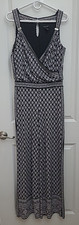 White House Black Market Printed Jumpsuit Women's Size 4 Sleeveless Wide Leg