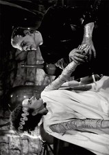 Frankenstein 1931 Classic Boris Karloff BW Poster