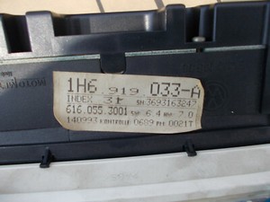 Kombiinstrument Golf 3 1,6 ABU  1H6919033A