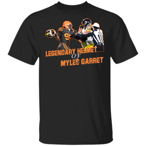 Men's Legendary Helmet Of Myles Garrett Cleveland Browns T-Shirt Men | eBay