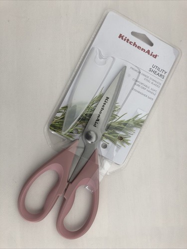 New KitchenAid Dried Rose Pink HDRA Kitchen Shears All Purpose Scissors - Picture 3 of 3