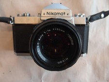 NIKON NIKOMAT NIKKORMAT 35mm CAMERA 1970, 3 LENSES, MANUALS, MUCH MORE