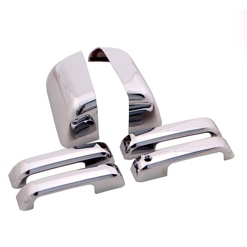 Chrome Door Handle Covers & Trim Bezels - 12-Piece Set For 2017-2022 Ford F250 & F350 Super Duty