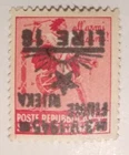1945 OCCUPATION YUGOSLAVIA RIJEKA RIVER OVERPRINT UPSIDE DOWN SEE...