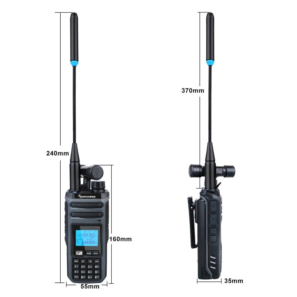 Quansheng TK11 5 Wideband Radio 0 153 1160MHz RX 10W TX NOAA Quansheng tk11 5 wideband radio 0 153 1160mhz rx 10w tx noaa