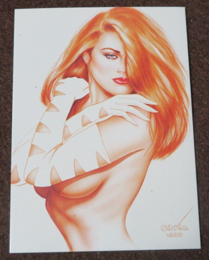 NS237 1993 COMIC IMAGES LEATHER & LACE OLIVIA 3 PROMO