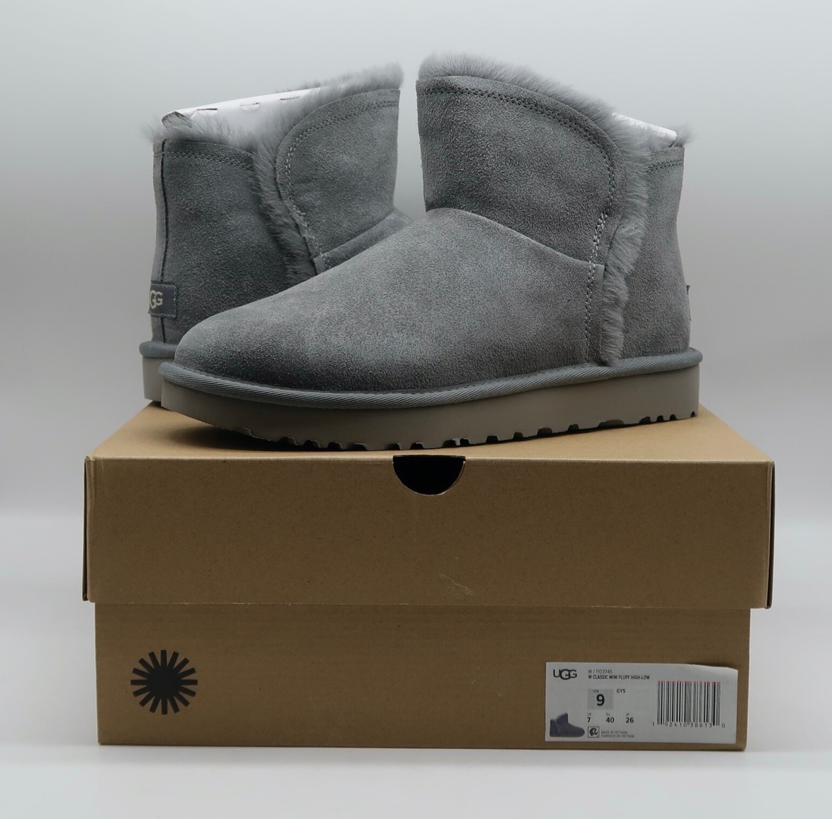 Brown Ugg Classic Ugg ArgentÃ© UGG Women CLASSIC MINI FLUFF HIGH