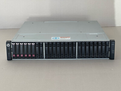 HP MSA 2040 FC SAN Storage 16Gbps 10GbE Dual Controller C8R09A 6 x 600GB SAS 