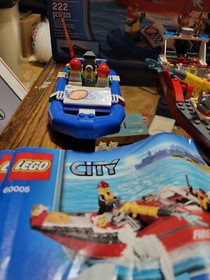 LEGO City 60005 Fire Boat Retired 100% COMPLETE IN BOX