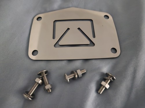 TAMA Bass Drum Cover Plate Stainless Steel 304 - Picture 4 of 5