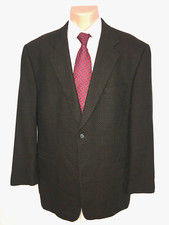 MONSIEUR BY GIVENCHY MENS BLAZER 42R ONE BUTTON SPORTS COAT SUIT JACKET VINTAGE