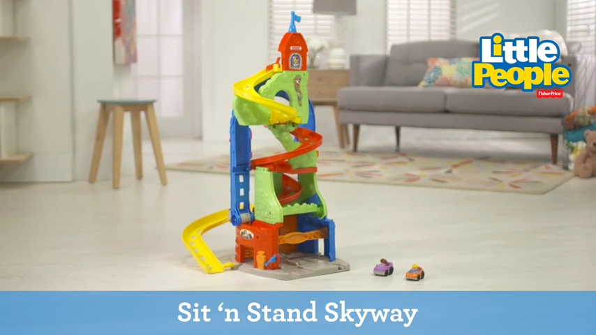 Fisher-Price Little People Sit 'N Stand Skyway 2-In-1 Vehicle