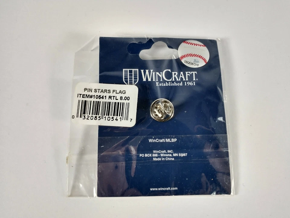 Milwaukee Brewers Hat Lapel Pin MLB Flag Glove Logo - Image 2 of 3