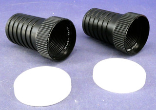 2x Zeiss Ikon Talon 2.8 x 85mm Lens Pair Slide Projector Projector Lens