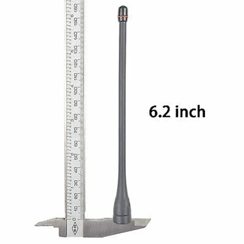 50X Antenas UHF para radio portátil IC-F4001 F4011 F4021 F25 F26 F43 FA-SC57U Foto 2 de 4