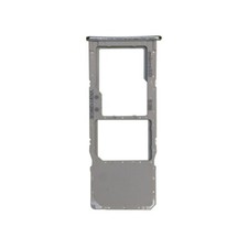 SIM microSD Card Tray Single for Samsung Galaxy A51 Silver Replacement Repair