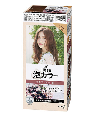 JAPAN KAO LIESE PRETTIA Bubble Hair Dye Provence Rose  US SELLER