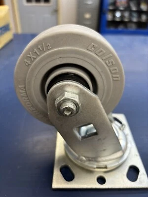 Colson 4”X 1-1/2" NonMarking Polyurethane Hi-Tech Swivel Caster