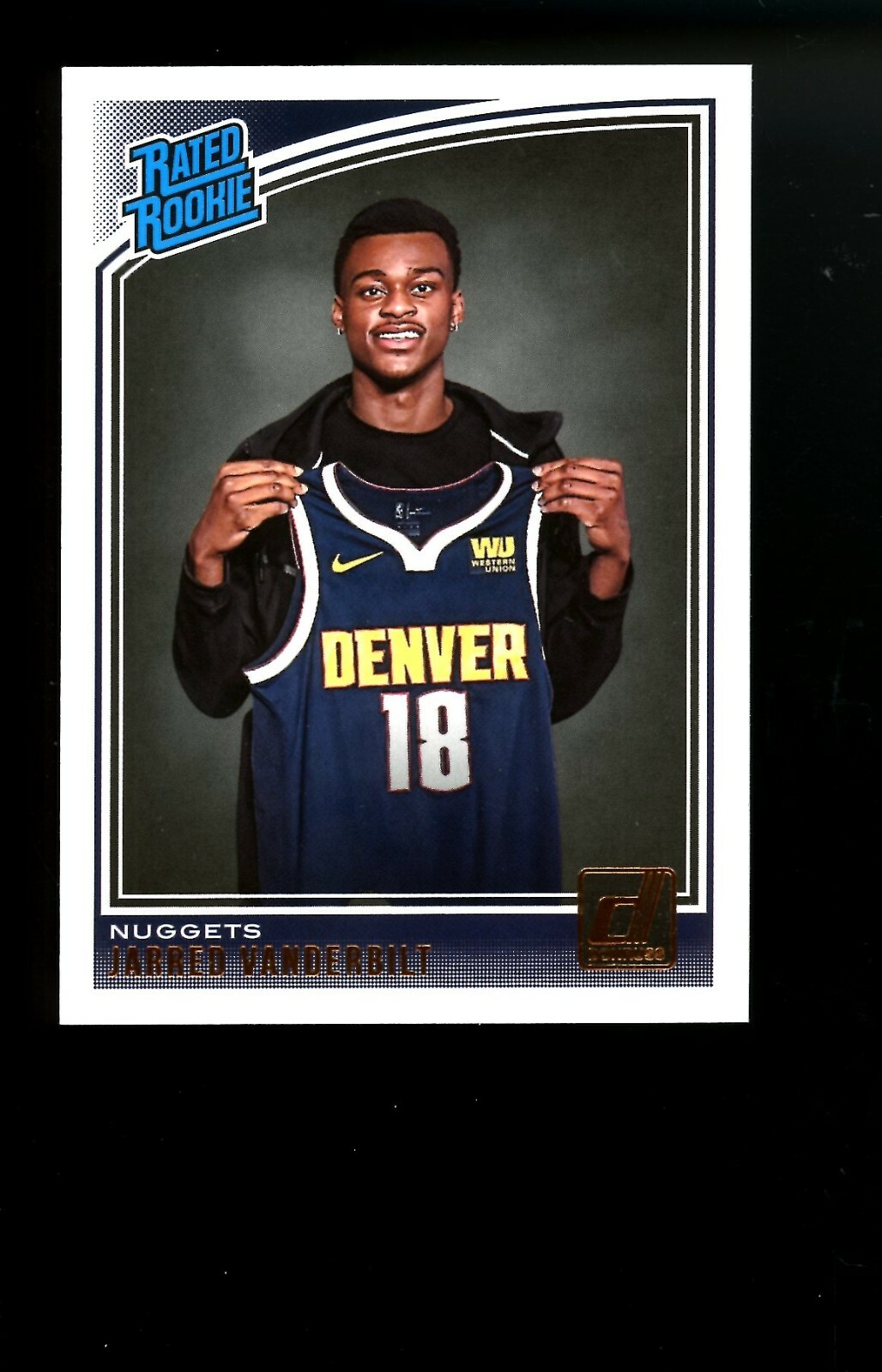 2018 Panini Donruss #151 Jarred Vanderbilt Denver Nuggets RC Rookie Card Qty